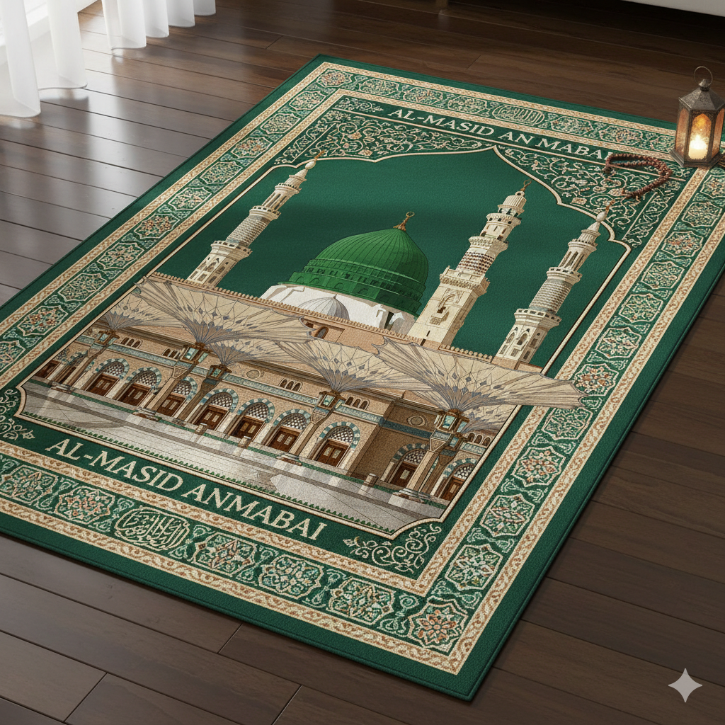 L’histoire sacrée de la Mosquée du Prophète et son symbolisme sur le tapis de prière