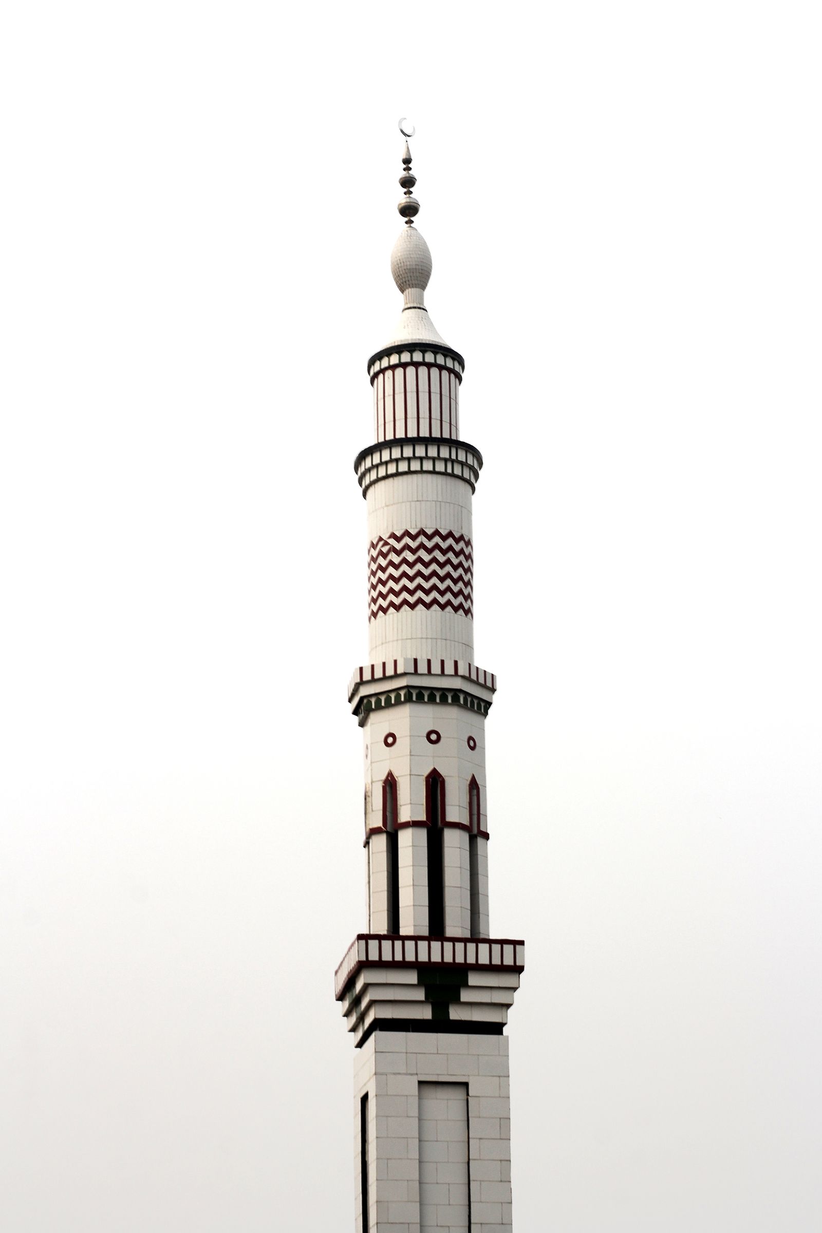 Mosquee exterieur avec minaret